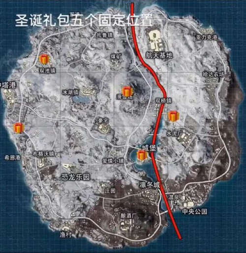《绝地求生刺激战场》本周内与小队成员共同寻找圣诞模式中的巨大圣诞树任务攻略