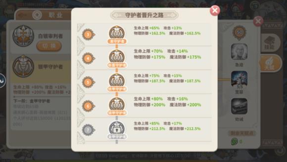 《光明勇士》守护者要什么属性