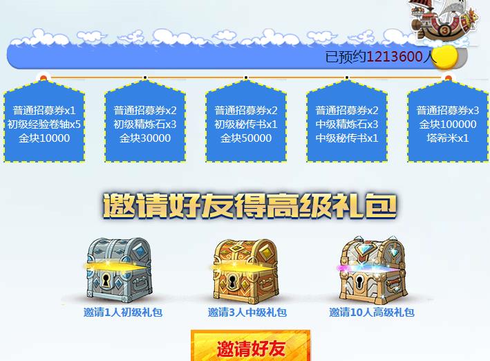 《航海王燃烧意志》礼包大全
