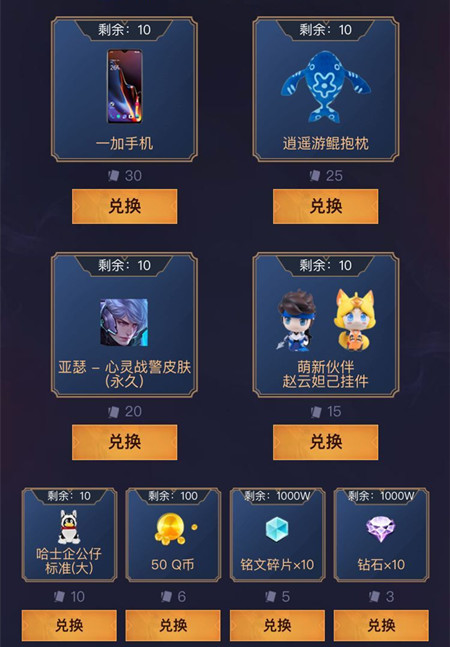 《王者荣耀》赛事月永久心灵战警皮肤礼包