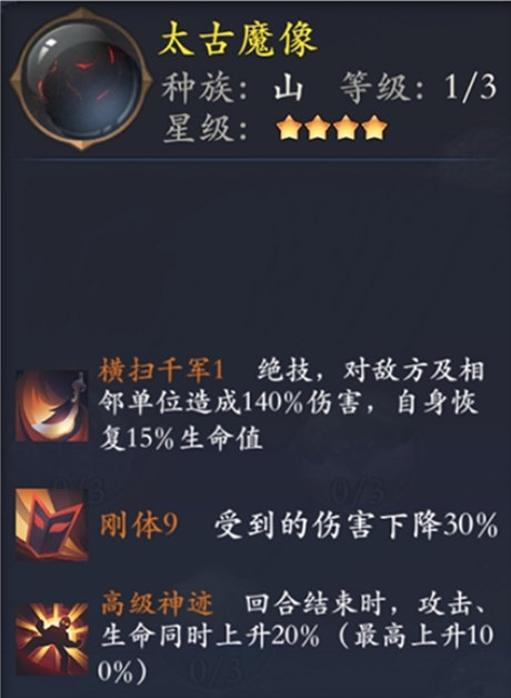 《长安幻世绘》太古魔像怎么样