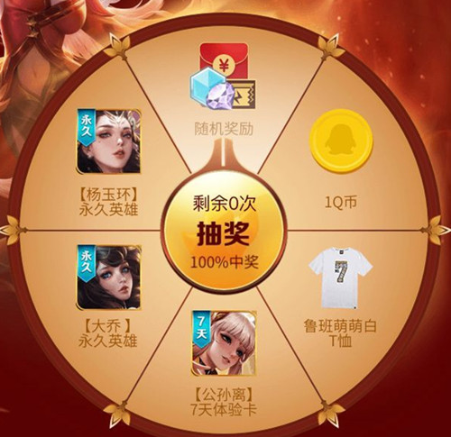 《王者荣耀》11月现金红包
