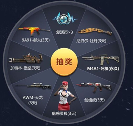 CF手游M4A1死神抽奖礼包