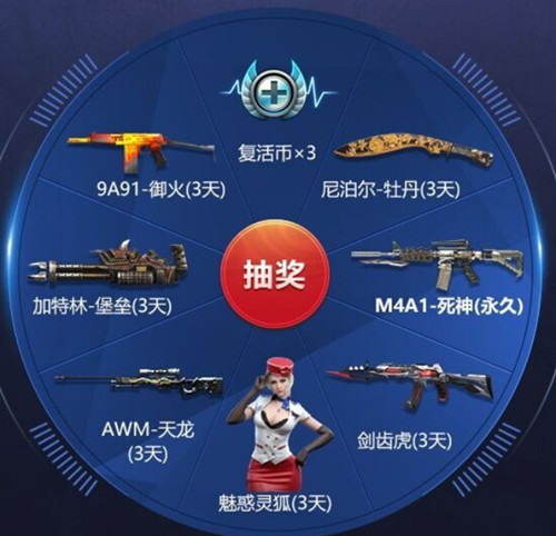 CF十月火线嗨枪节永久武器礼包