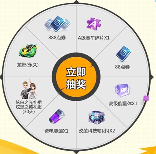 《QQ飞车》手游国庆节礼包