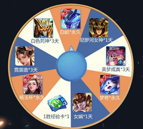 《王者荣耀》九月王者许愿池礼包