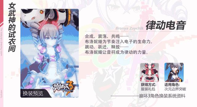 《崩坏3》布洛妮娅新服装律动电音价格