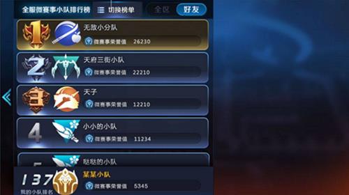 《王者荣耀》赛事荣誉值获得方法及作用详解