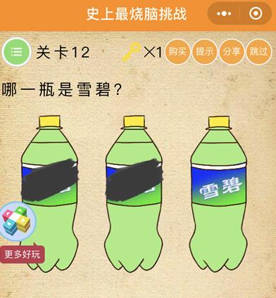 《史上最烧脑挑战》第12关图文攻略