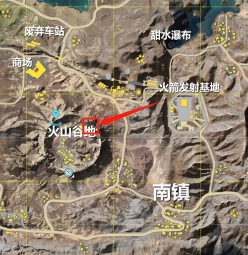 《荒野行动》火山谷地资源分布详解