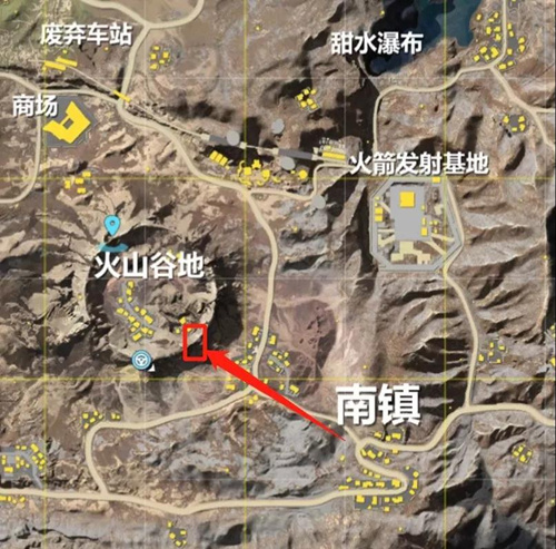 《荒野行动》火山谷地资源分布详解