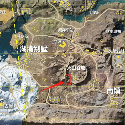 《荒野行动》火山谷地资源分布详解