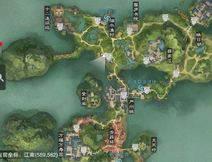 《楚留香》手游8月4日坐观万象打坐点位置