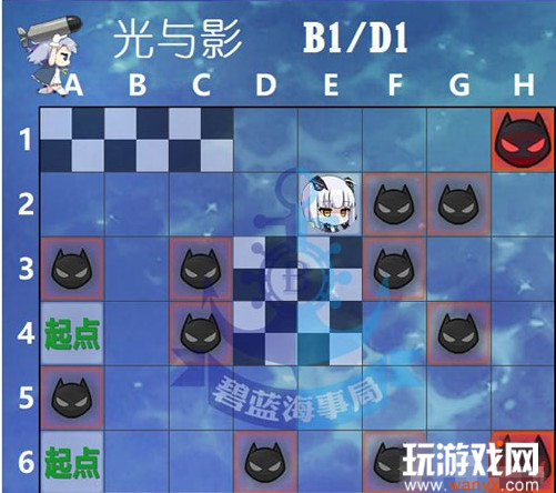 《碧蓝航线》光与影的鸢尾之华B1攻略