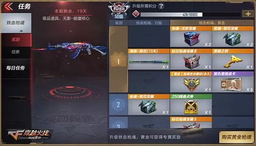 CF手游铁血枪魂福利系统玩法攻略