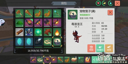 《创造与魔法》毒液龙王捕捉方法图文详解