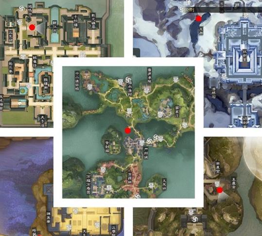 《楚留香》手游3月16日坐观万象打坐点位置介绍