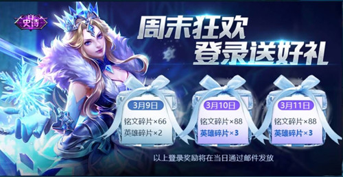 《王者荣耀》女神节英雄碎片礼包