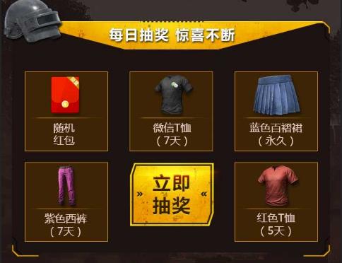 《绝地求生全军出击》五军之战签到礼包