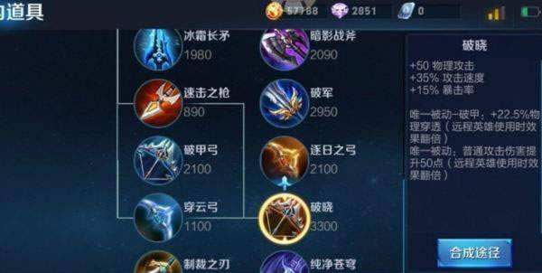 《王者荣耀》破晓价格介绍及属性详解