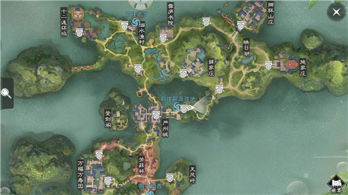 《楚留香》手游4月11日坐观万象打坐点位置