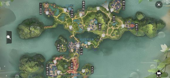 《楚留香》手游4月2日坐观万象打坐点位置