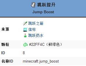《我的世界》跳跃提升buff的效果作用一览
