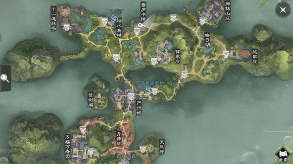 《楚留香》手游3月29日坐观万象打坐点位置