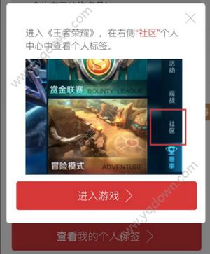《王者荣耀》王者标签在哪看