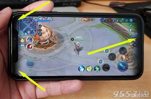 iphonex玩《王者荣耀》碰到home条回到主界面怎么办?