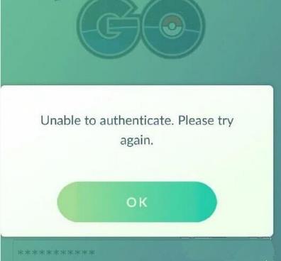pokemon go提示账号无法识别是怎么办