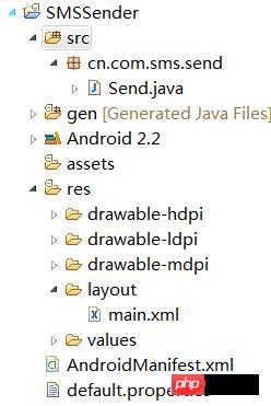 Android实现发送短信的小程序示例代码 Android实现发送短信的小程序示例代码