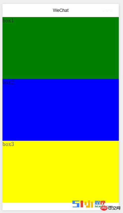 微信小程序之容器组件view实现水平纵向布局 微信小程序之容器组件view实现水平纵向布局