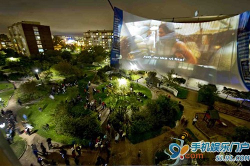 全球最大电影屏幕 诺基亚再创新纪录 全球最大电影屏幕 诺基亚再创新纪录