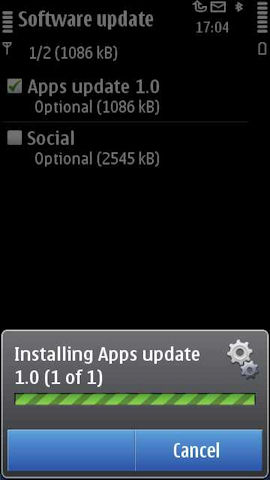 “应用更新”可用于塞班3手机 “应用更新”可用于塞班3手机