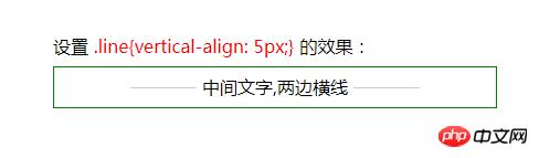 css如何实现中间文字,两边横线的标题效果?(代码示例)
