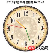 使用css3和js实现一个钟表代码过程