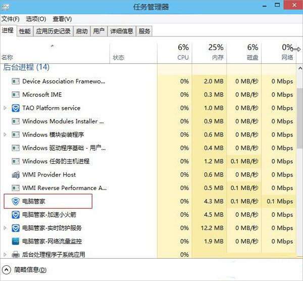 Win8系统结束指定软件进程的方法